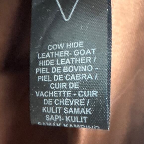 Fossil Crossbody Purse Keely Bag Brown Pebble Cowhide Black Sparkle Pockets - Picture 9 of 12